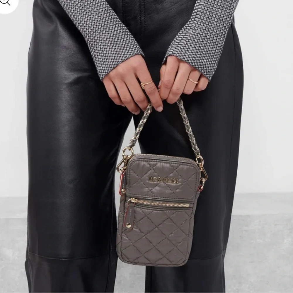 NWT MZ Wallace Micro Crossby Bag in Magnet Rec - Picture 4 of 9